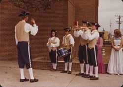 Analy Fife and Drum Corps at the Sebastopol Public Library dedication