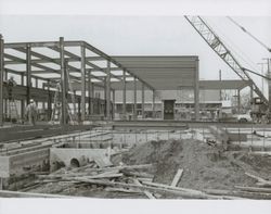 Construction of the Santa Rosa Central Library, 211 E Street, Santa Rosa, California, January 10, 1966