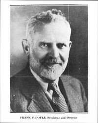 Frank P. Doyle, president and director, Santa Rosa, California, 1945