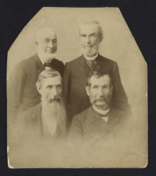 Unidentified group portraits of men of Forestville