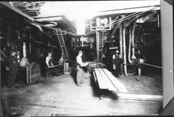 Men at work in Petaluma Incubator Company factory