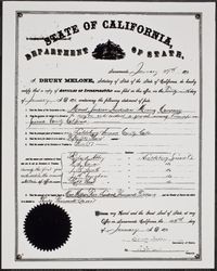 Articles of incorporation of the Mount Jackson Quicksilver Mining Company , January 29, 1875