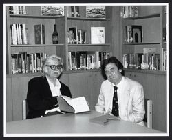 Roy Brady and Bo Simons at the Wine Library