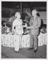 Windsor Farm Bureau exhibit at the Sonoma County Fair, Santa Rosa, California, July 1973