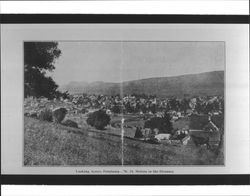 Looking across Petaluma with Mount Saint Helena in the distance