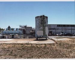 Tanks and apple processing machinery outside the north end of the Barlow Company building, Sebastopol, Calif., June 17, 2009