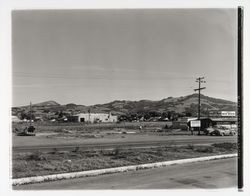 Old Redwood Highway near 101 at Petaluma, California, 1977