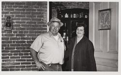 Unidentified Sonoma County couple at the Sonoma County Fair, Santa Rosa, California