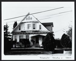 Petaluma Vernacular/Transitional Style house with gabled dormers