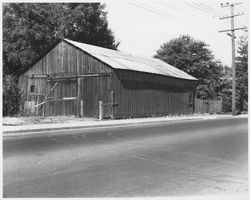 Unidentified Sonoma County barn, 1980s