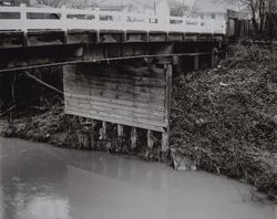 Washout near the Pearson Street Bridge, Sonoma, California, January 22, 1956