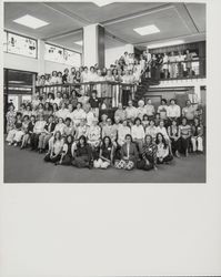 Group portrait of the library staff