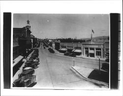 Looking north on Main Street, Petaluma, California, 1928