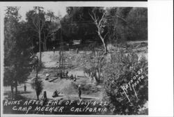 Ruins after fire of July 6, 1922