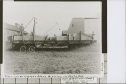 First car of Bedford stone to arrive in Santa Rosa, California, Mar. 1, 1909