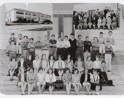 Class and faculty of Petaluma Junior High School, Petaluma, California, 1930