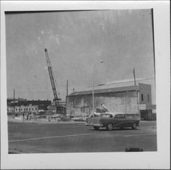 Demolition of the M. Vonsen building, Petaluma, California, Apr. 23, 1960