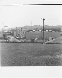 Looking southeast from Hill Plaza Park, Petaluma, California, 1967