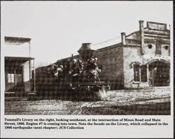 Tunstall's Livery, Armstrong Woods Road and Main Street, Guerneville, California, 1898