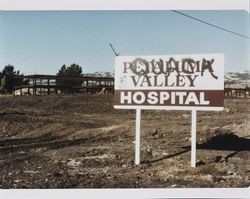 Petaluma Valley Hospital under construction, Petaluma, California, September 1978