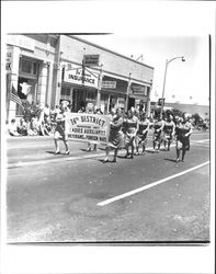 16th District marching unit ladies auxiliaries Veterans of Foreign Wars, Petaluma, California, 1967