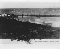 Old Steamer Landing, Petaluma Creek, Petaluma, California, about 1960