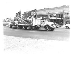 Floats in the 1947 Labor Day Parade, Petaluma, California, September 1, 1947