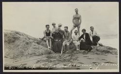 On the rocks, Sonoma County Coast, Sonoma County, California, August 21, 1921