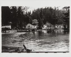 Streets of Guerneville during flood of Dec. 1937