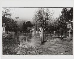 Mill Street during a flood