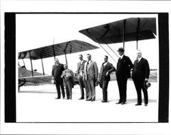 Group of men at the airport