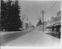 Main Street, Penngrove, California, 1955