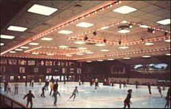 Skaters at the Redwood Empire Ice Arena, Santa Rosa, California, 1971