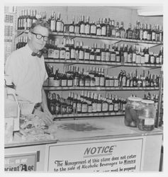 Interior scenes of Vern's Market and Liquors