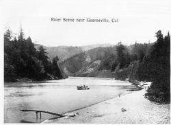 River scene near Guerneville, California