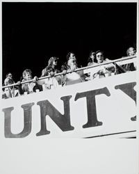 Top tier of grandstand at the Sonoma County Fair, Santa Rosa, California