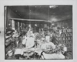 Making shoes at the Nolan-Earle Shoe Company, Petaluma