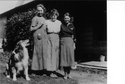 Hannah and Dorothy Speckter with unidentified woman