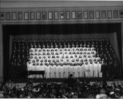 Santa Rosa High School's 1948 class graduation, Santa Rosa, California