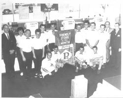 Staff at the Purity Stores Inc., Petaluma, California, 1966