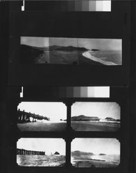 Jetty at the mouth of the Russian River at Jenner, December 1930 through January 1931