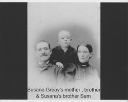 Portrait of the Greay (Gray) family, about 1892