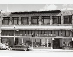 Montgomery Ward Department Store building, Petaluma, California, about 1954