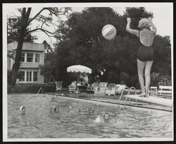 Pool scenes at the Burdell Ranch