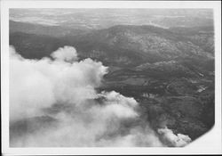 Aerial view of Mount Saint Helena ablaze on September 21, 1964]