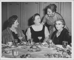 Helen Putnam at a White House Conference on Education luncheon, Washington, D.C., 1955