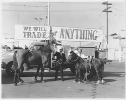 Bishop-Hansel Ford--we will trade anything, Santa Rosa, California, 1963