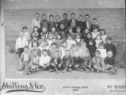 Happy school days, Petaluma, California, 1893