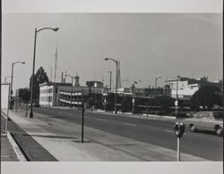 Intersection of Third and D Streets, Third Street and D Street, Santa Rosa, California, December 1968