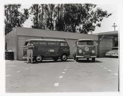 Vans of Jolley Business Equipment Co., Santa Rosa, California, 1958